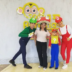 We love our regulars. This is Nayan celebrating his 7th birthday with a Super Mario theme, his fifth party with us since he was two. Seeing families grow and make memories with us year after year is what we are all about.