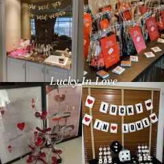 Feeling lucky? A "Lucky In Love" casino or Vegas-themed bachelorette party is always a hit. I can style it with card-themed decor, a champagne tower, and personalized goodie bags.