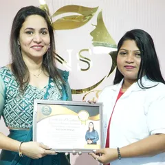 Another happy graduate from our cosmetology batch. I am proud to send another skilled professional into the beauty industry.
