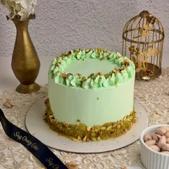 A true treat for nut lovers, my Pistachio Gateau is made with real pistachios for an authentic, rich flavor. The cake is adorned with crushed pistachios, offering a beautiful texture and taste.