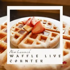 Our new Waffle Live Counter is here to make your events even sweeter. We serve crisp, golden waffles hot off the iron, ready for your favorite toppings.