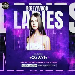My regular Bollywood Ladies Night at Catch Up in HSR Layout. It's always a huge hit with unlimited free drinks for the ladies.