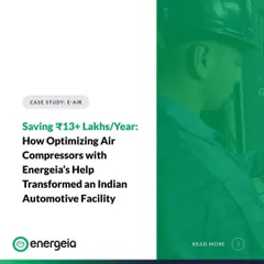 We deliver measurable results. This is the headline of a case study for an automotive component manufacturer in Haryana, where our air compressor optimization project led to over ₹13 lakhs in annual savings.
