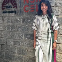 A photo of me at IIM Bangalore. This experience was invaluable, and it reflects my commitment to growing both as a designer and an entrepreneur.