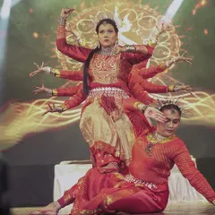 A powerful moment from my grand production, 'Shakti'. This image captures the artistic depth and scale I bring to stage shows, perfect for corporate events or large-scale celebrations that need a theatrical touch.