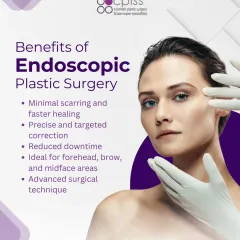 Endoscopic plastic surgery represents a significant advancement in facial rejuvenation. This minimally invasive technique allows for precise corrections with smaller incisions, leading to minimal scarring, reduced downtime, and a quicker return to your daily life.