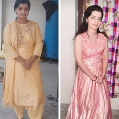 A wonderful transformation achieved through our online group yoga classes. With consistent practice and dietary guidance over a few months, this student has found a healthier and more vibrant version of herself.