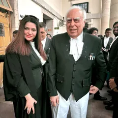 Standing with Senior Advocate Kapil Sibal ji, the 2024 President of the Supreme Court Bar Association. Being a part of this legal fraternity means constantly learning from the very best. It reinforces my commitment to upholding the highest standards of our noble profession.