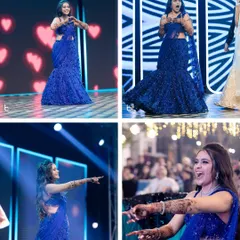 A showcase of the bride's stunning solo performance, capturing her grace, confidence, and killer dance moves on the Sangeet stage.
