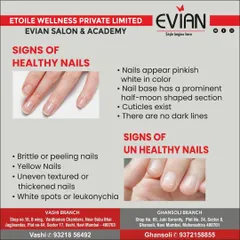 It's important to know the signs of healthy nails. I always check your nails first, because problem ko samajhke hi solution milta hai. This helps me recommend the best treatment for you.
