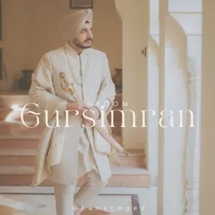 A classic portrait of the groom, Gursimran, looking regal in his sherwani and turban. I capture these moments of quiet confidence before the ceremony begins.