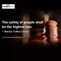 This quote from Cicero, "The safety of people shall be the highest law," is a principle I live by. It is the foundation of my legal practice.