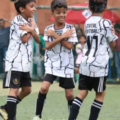 The pure passion of celebrating a goal together. These moments of team unity are what build a strong, connected squad.