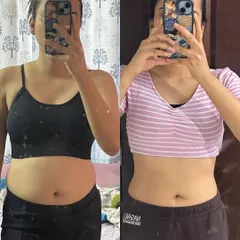 Real results come from consistency. This is my client Manshi, who lost 6 kgs in just three months by combining my training programs with mindful eating. This kind of transformation in body composition and confidence is what we can achieve together.
