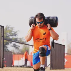 The Yoddha Race is no joke. It tests your grit with obstacles like these heavy sandbag lunges. My training prepares you for this specific kind of functional strength, ensuring you have the power to push through every challenge on the course.