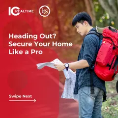 This image introduces the concept of securing your home like a pro before you leave. Our systems provide the tools and remote access needed to ensure your property is protected, no matter where you are.