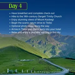 A peek into Day 4 of our Georgia itinerary. We hike to the 14th-century Gergeti Trinity Church and enjoy stunning views of Mount Kazbegi.