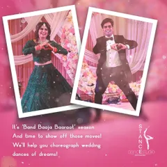It's 'Band Baaja Baaraat' season, and we are here to help you shine. We choreograph dream wedding dances that capture the heart of your celebration.
