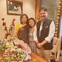 The puja ceremony for the opening of our new law office at Nariman Point. This space is dedicated to continuing our quest for justice.