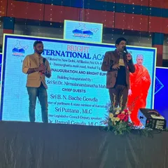 I was invited as a guest to the inauguration of Bright International Academy in Jigani. It's always a pleasure to be a part of events that promote education.