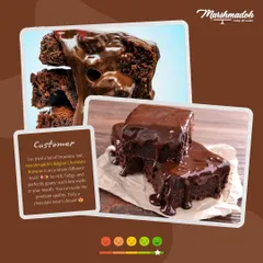 "Truly a chocolate lover's dream!" This customer felt my Belgian Chocolate Brownie was on another level because you can taste the premium quality in every fudgy bite.