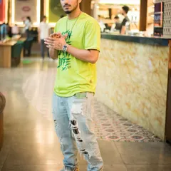 A casual shot from a gig at Playboy Gurgaon. My style is about standing out and being confident, just like my music.