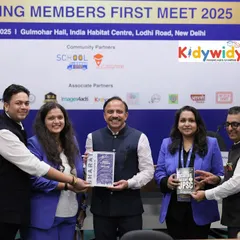 Our founders representing KidyWidy at the Bharat Education Forum's first meet. We actively participate in forums with visionaries to innovate and contribute to the educational landscape.