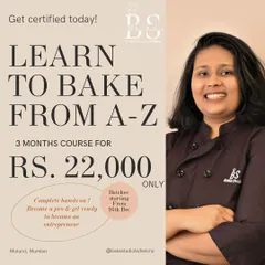 Ready to go from a home baker to a pro? My 3-month certified course is designed to make you an entrepreneur, covering a wide range of skills from sponges and cheesecakes to tall cakes and business basics.