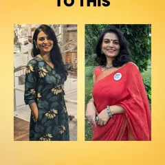 This is me now, living a life I once dreamed of. This transformation wasn't about crash diets or magic pills. It was about returning to simple, local Indian food and building habits that nourish my body and soul.
