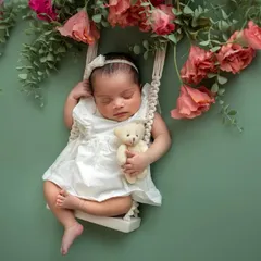 Learning to create advanced composite images, like this baby on a floral swing, can truly elevate your photography. I will guide you step-by-step through the shooting and editing process to achieve these stunning results.