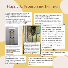 Reading messages like these makes all the hard work worth it. My students appreciate the patient teaching style and the business ideas I share.