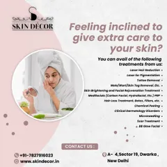 I offer a comprehensive range of treatments to address all your skin and hair concerns. From laser treatments for pigmentation and hair reduction to medifacials, chemical peels, and solutions for clinical dermatology disorders, I am equipped to provide the care you need.