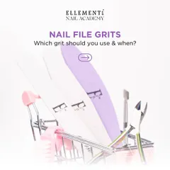 The Nail File Grit Chart. This guide explains which grit to use and when, from very coarse (80-100) for debulking to fine (240-280) for prepping the natural nail.