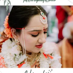 A serene portrait of a Maharashtrian bride, highlighting her traditional jewelry and the beginning of her forever.