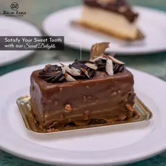Satisfy your sweet tooth with our sweet delights, like this decadent chocolate pastry. Available only at our Jogeshwari outlet.