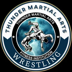 The official logo for our Wrestling program. We provide training in fundamental wrestling for a complete MMA game.