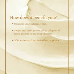 The benefits of using Shata Dhauta Ghrita are numerous. It nourishes all seven layers of skin, and the copper used in the process aids in collagen production.