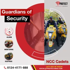 We are the guardians of your security. Our NCC-trained cadets serve with dedication and expertise, ready to respond to any alarm from our monitoring center and safeguard what matters most to you.