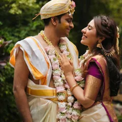 A beautiful "Two States" wedding where our lovely Punjabi bride embraced a South Indian bridal look. It was a joy to blend cultures and create this unique and memorable style for her.