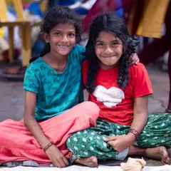On our pilgrimage, we meet people from all walks of life. The smiles of these two children are a reminder of the simple joy and innocence that can be found everywhere. These human connections are as much a part of the journey as the destination itself.