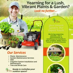 If you are looking for a lush, vibrant garden, I can help. I offer a complete range of garden services, including plant and lawn maintenance, irrigation system installation, and tree care to transform your outdoor space.
