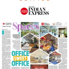 A feature in The New Indian Express on the evolution of workplace design. Our Regional Director, Siddhartha Rao, contributed insights on how we incorporate wellness and inclusivity, with features like rest zones and sensory rooms.