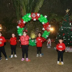 Getting into the festive spirit with our Ghaziabad batch. For this Christmas show, the kids performed a special routine, complete with matching outfits and a beautiful holiday setup.