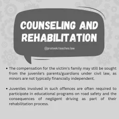 In cases of negligent driving by a juvenile, the rehabilitation process is key. This often includes educational programs and counseling to address the behavior.