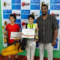 Congratulations to our young champion, Anwesha Singh, on her victory in the Under-13 Girls category at the Fusion Cup. We nurture talent from a young age, building a strong foundation for future success.