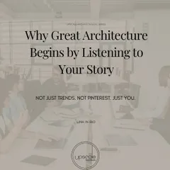 Great architecture begins by listening to your story. Not trends, not Pinterest, just you. We believe in designing homes that feel like home, reflecting your life, culture, and emotions.