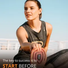 The key to success is to start before you are ready. Don't wait for the perfect moment, create it by taking the first step today.