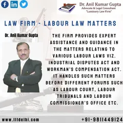 We provide expert assistance in matters concerning the Industrial Disputes Act and Workman’s Compensation Act, representing clients before Labour Courts, Tribunals, and the Labour Commissioner’s office.