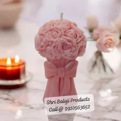 Elegance in wax. This beautiful rose bouquet candle is a great example of what you can create with our detailed silicone molds. It’s a timeless piece for home decor or as a special handmade gift.