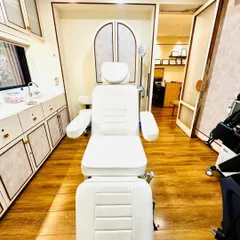 This is one of my state of the art treatment chairs, designed for patient comfort during any procedure. The entire clinic space reflects my commitment to providing a luxury aesthetic experience combined with medical excellence.